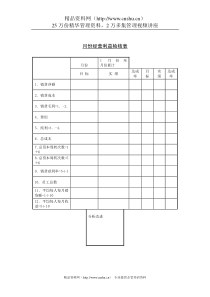 月经营利润检核表(1)