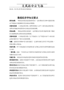 Nfvigc微观经济学知识要点