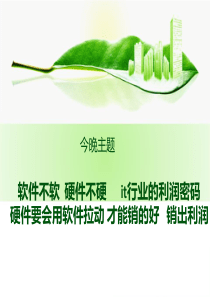 软件不软硬件不硬it行业的利润密码