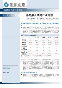 券商集合理财行业月报