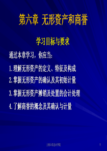 中级会计教程__第六章无形资产和商誉