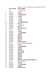 X年政府收支分类科目(功能分类)