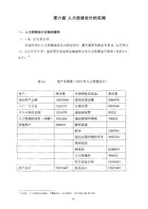 人力资源会计的实施(1)