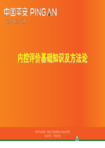 内控评价基础知识及方法论XXXX00312