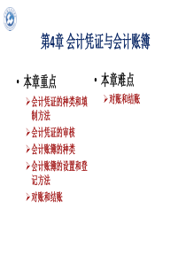 会计凭证和会计账簿（PPT46页)