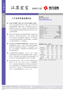 东方证券-小产品孕育着发展机会0920