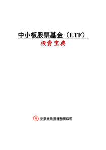 中小板股票基金(ETF)