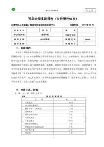 会计实训报告