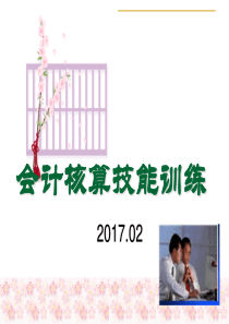 会计核算技能训练2017