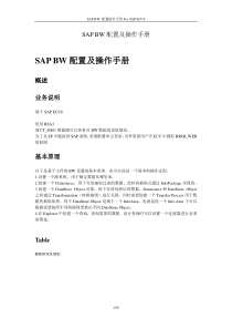 SAP BW配置及操作手册(BW中文图文教程)