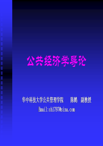 公共经济学导论ppt-PowerPointPresen