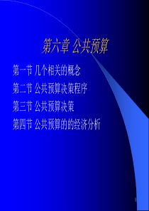 公共经济学第六章