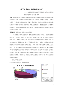 关于农民收支情况的调查分析--成文版[1]