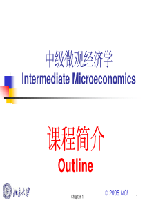 北大微观经济学讲义(张元鹏)chapter_1