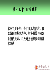 南京财经大学财务管理课件习题