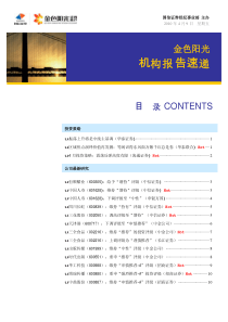 国信证券-金色阳光机构报告速递-100409