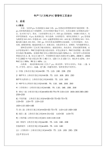 PVC排水管 管件 生产说明书