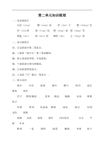 【三年级语文上册】第二单元知识梳理 (7)