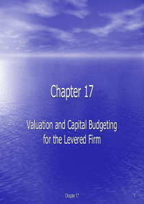 Chapter 17 Corporate Finance 公司理财 机械工业出版社 Ross PPT