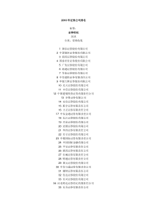 最新证券公司排名