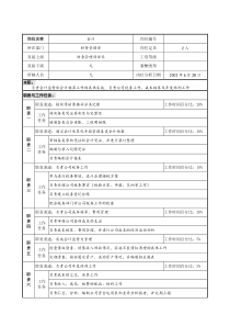 明达集团财务管理部会计职务说明书