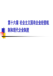 政治经济学第十六章(陈鹏)