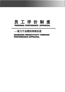 韩国某著名家电公司员工评价制度1