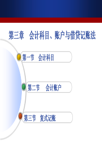 第3章会计科目、账户与借贷记账法