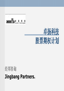 经邦咨询------卓扬科技股票期权计划---PPT