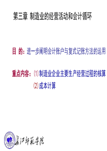 第三章制造性工业企业的会计循环