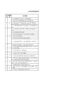 政务整治正风肃纪台账