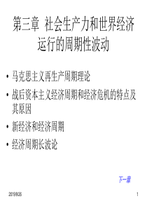 河南大学世界经济第03章