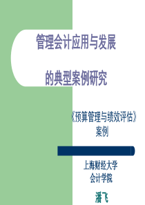 管理会计应用与发展的典型案例研究(50页)