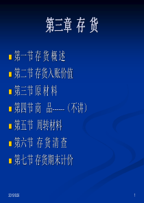 财务会计-第三章《存货》学