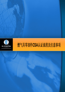 CSA燃气具认证标准及要求（PDF35页）