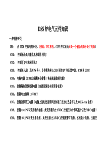 DSS炉电气元件知识