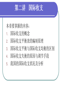 第二讲国际收支