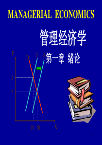 管理经济学第一章概论