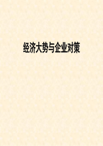 经济大势与企业对策（PPT40页)