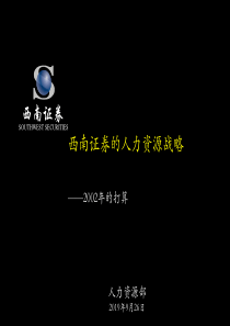 麦肯锡西南证券人力资源战略项目86页