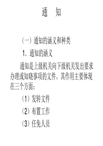 经济应用文习作(通知,报告)