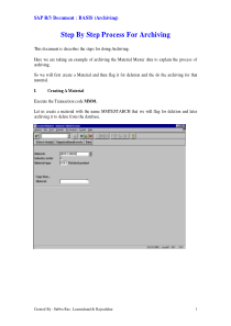 SAP R3 DOCument BASIS(Archiving)(PDF 41)