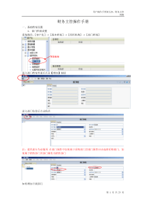 财务主管操作手册