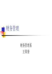 财务管理教程（ppt295页）