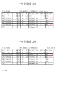 锦汇个人贷款清册2