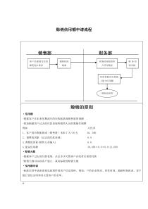 赊销信用额申请标准流程