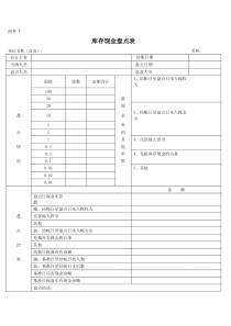 盘点表和询证函