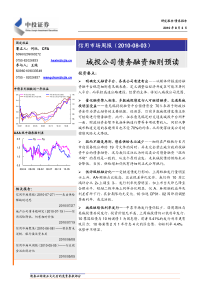 城投公司债务融资细则预读