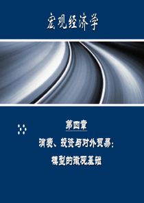 -第4章--消费、投资与对外贸易：模型的微观基础