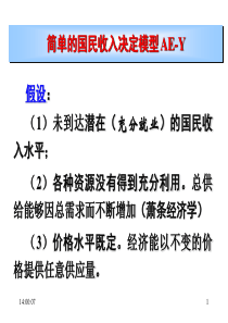 国民收入决定